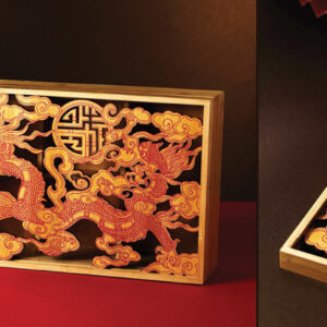 Bamboo Gift Box – Dragon Motif - Image 2